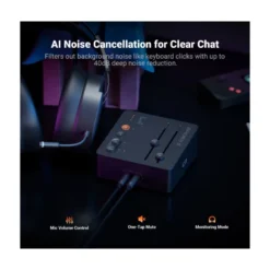 Fosi Audio C3 gaming-hörlursförstärkare med DAC