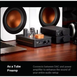 Fosi Audio GR70, hörlursförstärkare med rör