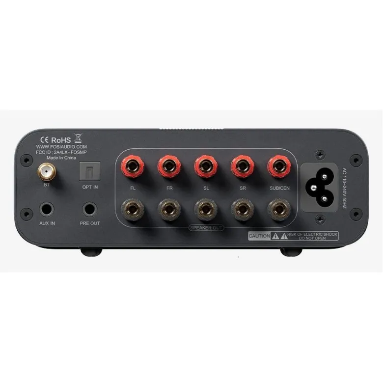 Fosi Audio HT4S, 5-kanalsförstärkare (4.1 / 5.0)