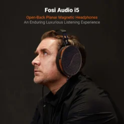 Fosi Audio i5 Planar Magnetic over ear-hörlurar, svart