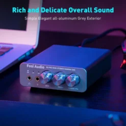 Fosi Audio K5 Pro, hörlursförstärkare & DAC