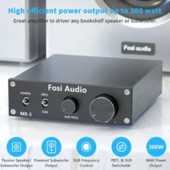 Fosi Audio M03, mono-slutsteg