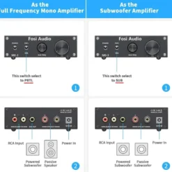 Fosi Audio M03, mono-slutsteg