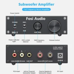 Fosi Audio M03, mono-slutsteg