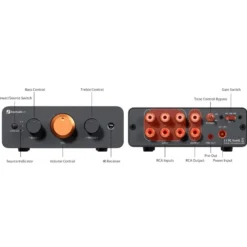 Fosi Audio P4 med dubbla V3 Mono, kompakt stereokombo