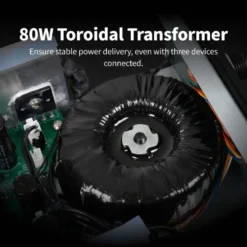 Fosi Audio PSU20, linjär nätdel med tre utgångar