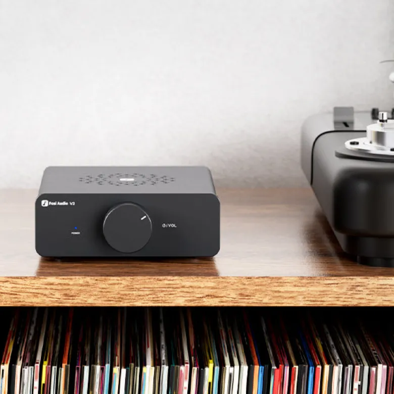 Fosi Audio V3 kompakt förstärkare, 32V nätdel