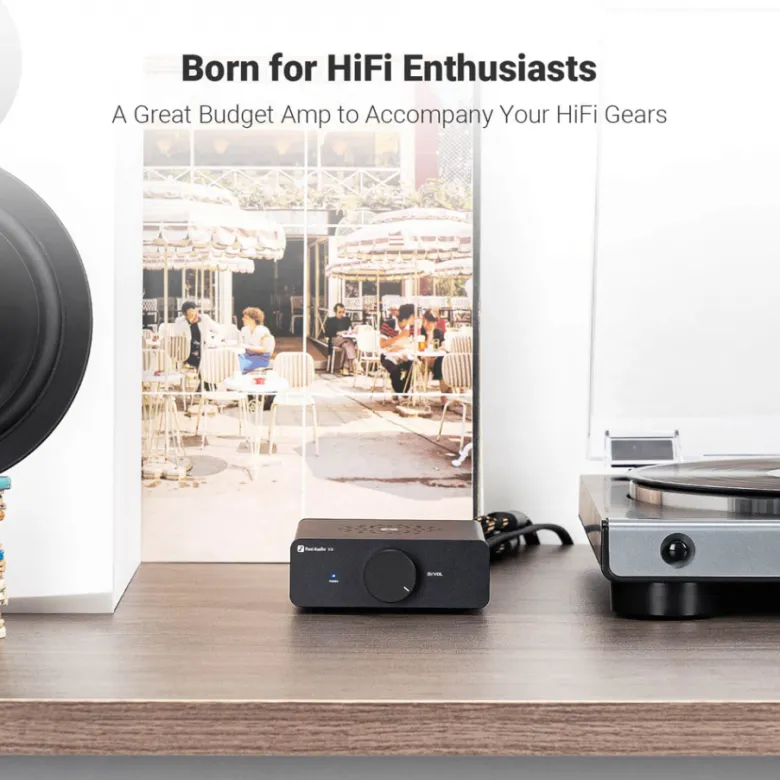 Fosi Audio V3 kompakt förstärkare, 32V nätdel