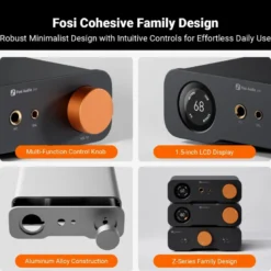 Fosi Audio ZH3, DAC & hörlursförstärkare