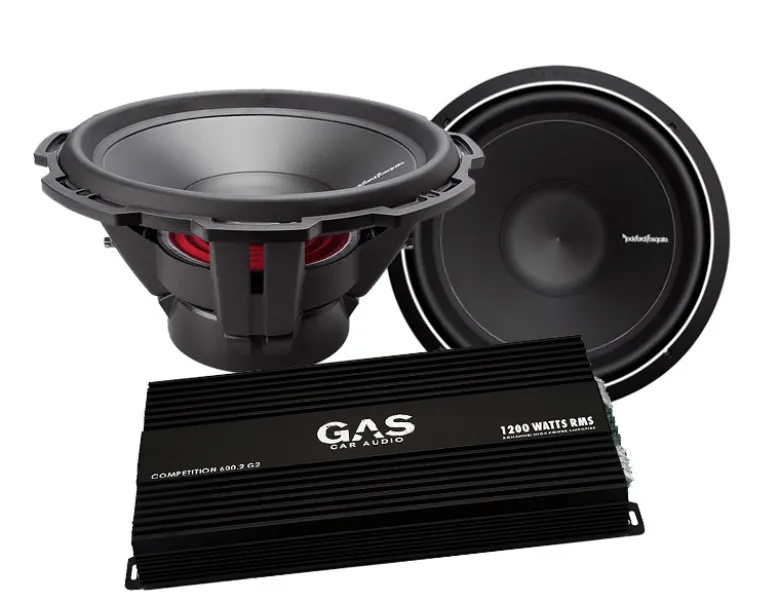GAS Competition 600.2 + 2st Rockford Fosgate P2D415