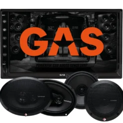 GAS GMV651BT & Rockford Fosgate Prime-högtalare