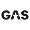 GAS-klistermärke 45x15.5cm, svart