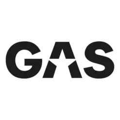GAS-klistermärke 45x15.5cm, svart