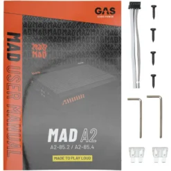 GAS MAD A2-85.2, grymt tvåkanaligt slutsteg