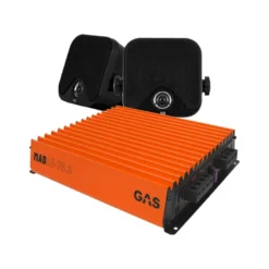 GAS MAD BK1-44 lådhögtalare & MAD A1-70.2, hatthyllepaket