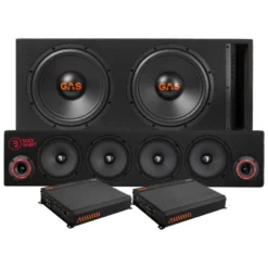 GAS MAD B2-212V baspaket & SPL64 raggarplanka med slutsteg