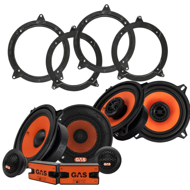 GAS MAD Högtalarpaket till BMW E46 Sedan/Touring/Coupé