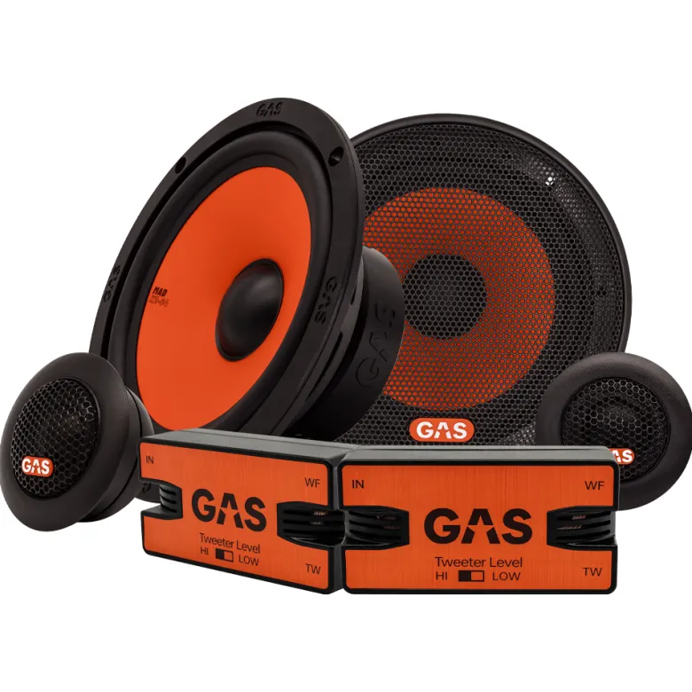 GAS MAD K2/X2 6.5" högtalarpaket, Volkswagen Golf Mk5