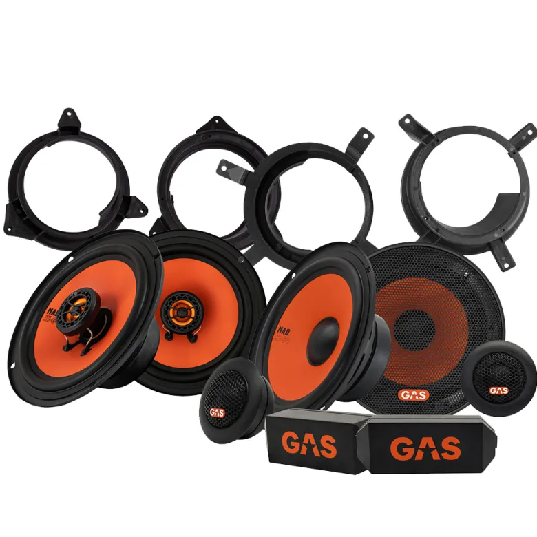GAS 6.5" MAD K1 & X1-högtalarpaket, Volvo 2000-2007