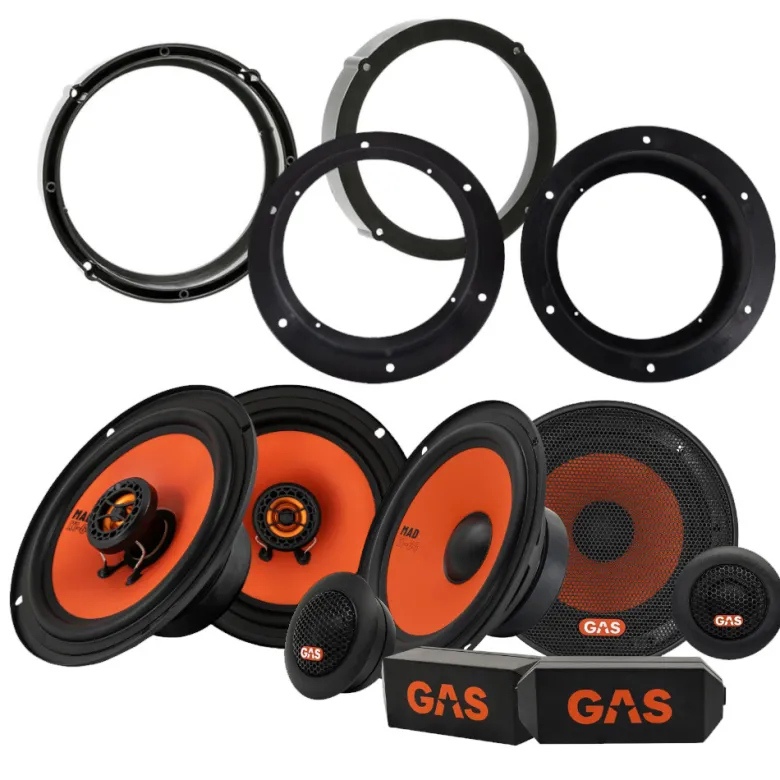 GAS 6.5" MAD K1 & X1-högtalarpaket, VW Golf/Passat