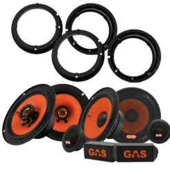 GAS 6.5" MAD K1 & X1-högtalarpaket, VW/Skoda/Seat 1997-2014