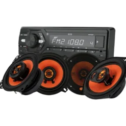 GAS MAD M100-BT med MAD X1-högtalare, bilstereopaket