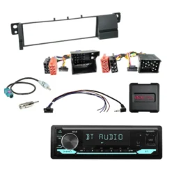 GAS MAD M130-BTN bilstereopaket till BMW E46