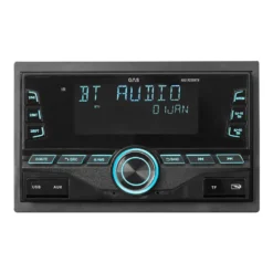 GAS MAD M230-BTN dubbel-DIN med Bluetooth, DSP och 3 par lågnivå
