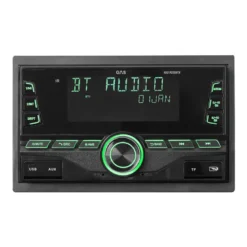 GAS MAD M230-BTN dubbel-DIN med Bluetooth, DSP och 3 par lågnivå