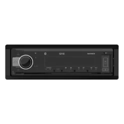 GAS MAD M110-BTR, bilstereo med Bluetooth 5.3, AUX, USB-C & 2 par lågnivå