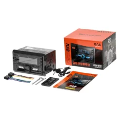 GAS MAD M210-BTR, 2-DIN bilstereo med Bluetooth och 2 par lågnivå