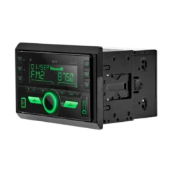 GAS MAD M210-BTR, 2-DIN bilstereo med Bluetooth och 2 par lågnivå