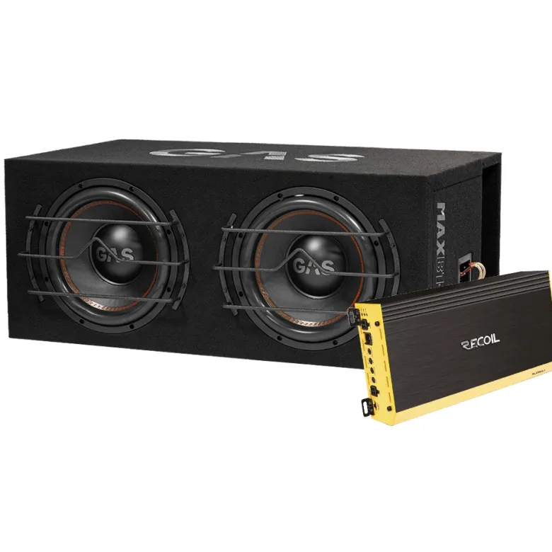GAS MAX B1-212 med Recoil RL2300.1, 2x12" baspaket