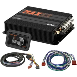GAS MAX D2-610BT, 10-kanalig ljudprocessor/DSP till bilar med ISO/universal