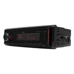GAS MAX M150-BDX bilstereo med Bluetooth, DAB, 32-bit DSP och 3 par (4V) lågnivå