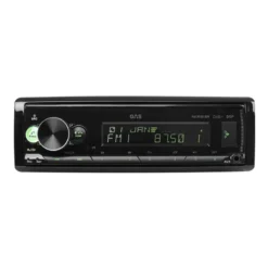 GAS MAX M150-BDX bilstereo med Bluetooth, DAB, 32-bit DSP och 3 par (4V) lågnivå