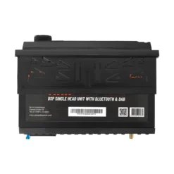 GAS MAX M150-BDX bilstereo med Bluetooth, DAB, 32-bit DSP och 3 par (4V) lågnivå