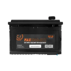 GAS MAX M140-BTX bilstereo med Bluetooth, 32-bit DSP och 3 par (4V) lågnivå