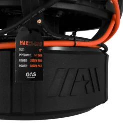GAS MAX S2-12D1, brutalt 12" baselement, returexemplar