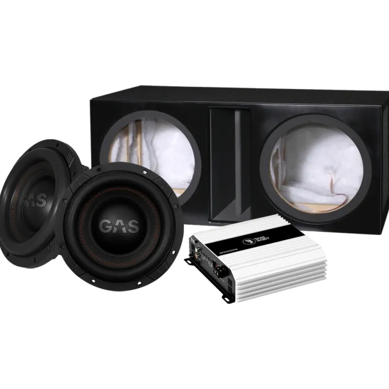 GAS MAX S1-12D1 2x12 baslåda med SP31001FR, 2x12 baspaket