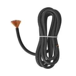 GAS MAX svart 10mm² OFC-strömkabel, 2 meter