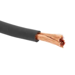 GAS MAX svart 10mm² OFC-strömkabel, 2 meter
