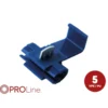 Grenkontakt 1.0mm² - 2.5mm² blå, 5-pack