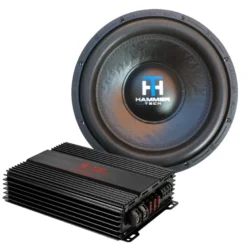 Hammer Tech LCW12V2D4 med Bass Habit RA2000W, 1x12 baspaket