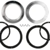 Högtalaradapter Ø200mm till Ø165mm, aluminium