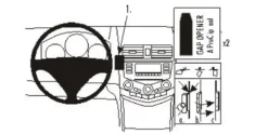 Honda Accord 03-07, Centrerad