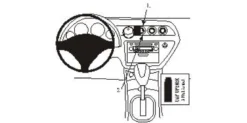 Honda Integra 04-06, Centrerad