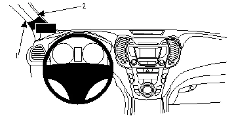Hyundai Santa Fe 13-15, Vänster