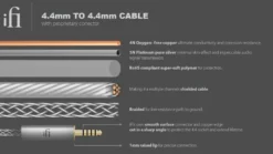 iFI Audio Pentaconn 4.4, 4.4mm-kabel 0.3 meter