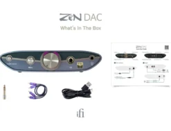 iFi Audio Zen DAC 3, USB-DAC med USB-C & hörlursuttag